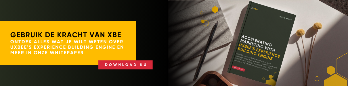 Banner met call to action om de XBE whitepaper the downloaden